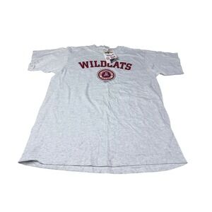 Vintage University of Arizona Wildcats T Shirt Adult Large Gray Shadow‎ Fix